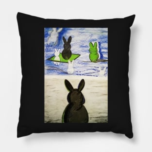 Sky Bunnies Pillow