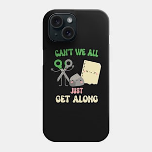 can't we all just get along gift for you Phone Case