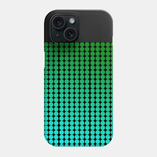 Dots aquamarina green Phone Case