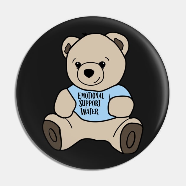 ADHD Emotional Support Water Pin by LeadandBones