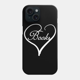 I love books heart Phone Case