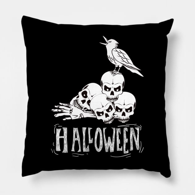 halloween Pillow by attire zone