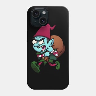 Evil Christmas Elf Stealing Presents Phone Case