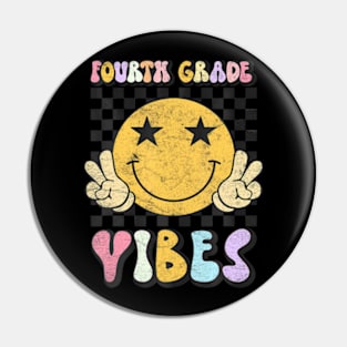 Fourth Grade Vibes 4Th Grade Back To School Teacher Student Pin