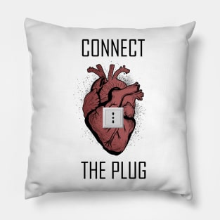 CONNECT THE PLUG Pillow