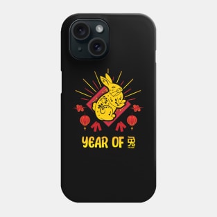 Good Luck Zodiac Happy Chinese New Year of the Rabbit Phone Case