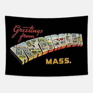 Greetings from Westborough Massachusetts Tapestry