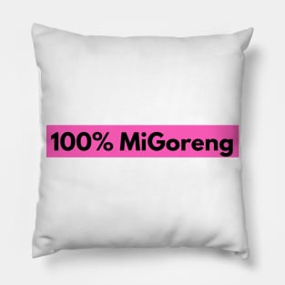 100% MiGoreng Noodles Funny Shirt Pillow