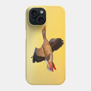 Greylag goose sunset Phone Case