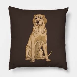 Yellow labrador retriever Pillow