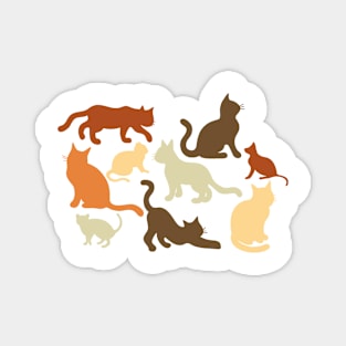 Cats For Halloween , Optical Illusion Magnet