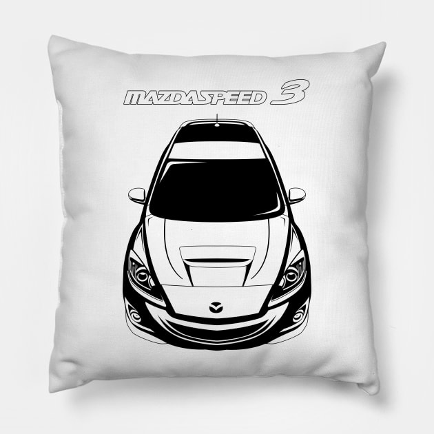 Mazdaspeed 3 2nd gen 2010-2013 Pillow by jdmart