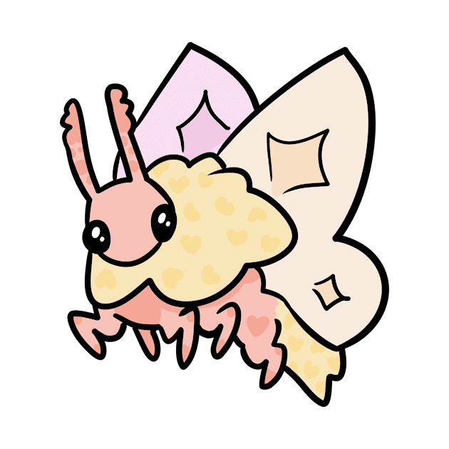 Cutie Moth by Jossly_Draws