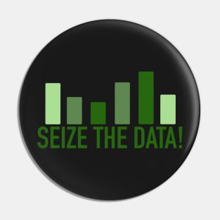 seize the data - green Pin