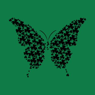 Butterfly St Patricks Day T-Shirt