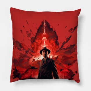 RED OPPENHEIMER Pillow