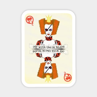 Red Queen Playing Card Magnet