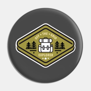 Off the Grid Explorer Wanderlust Collection Pin