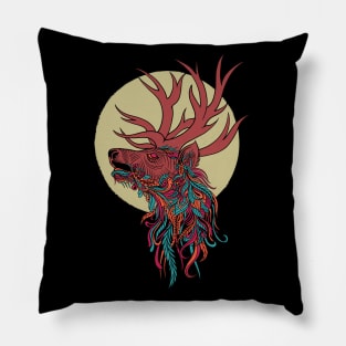 Deer Ornate Pillow