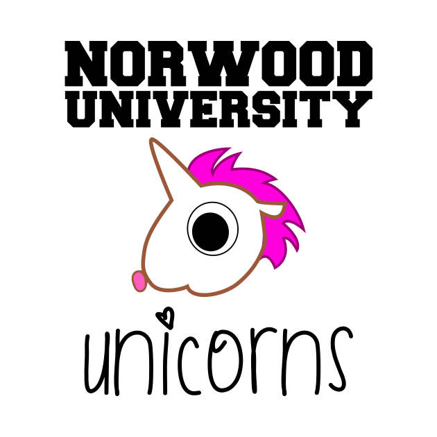 Norwood University Unicorns by lifeisfunny