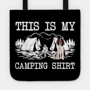 Campfire english springer spaniel dog Tote