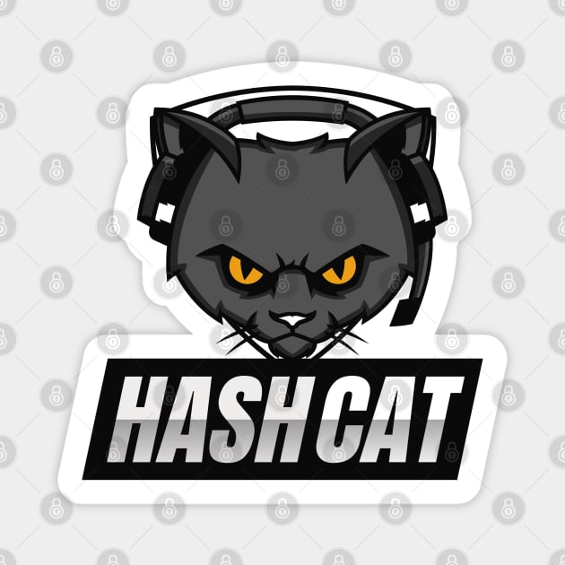 Cyber Security - Hacker - Hashcat - Password Cracking Magnet by Cyber Club Tees