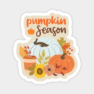 Pumpkin Season design Magnet