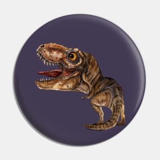 Tyrannosaurus Rex Chibi Dinosaur Pin