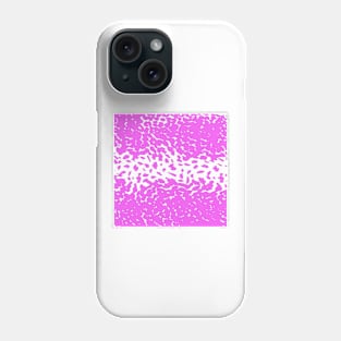 Animal Print Cheetah Pattern Pink and White Phone Case