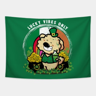 Lucky Vibes Only Tapestry