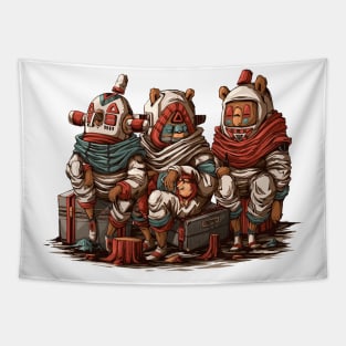 Native Family Tapestry