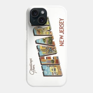 Greetings from Newark New Jersey Phone Case