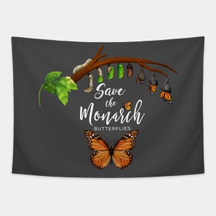 Save the Monarch Butterflies Tapestry