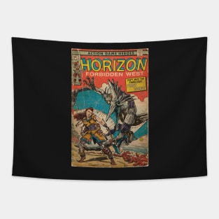 Horizon Forbidden West - comic cover fan art Tapestry