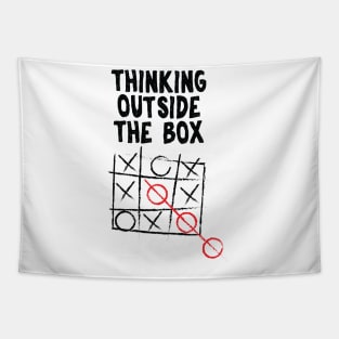 Think Outside The Box print Neurodiversity Tapestry