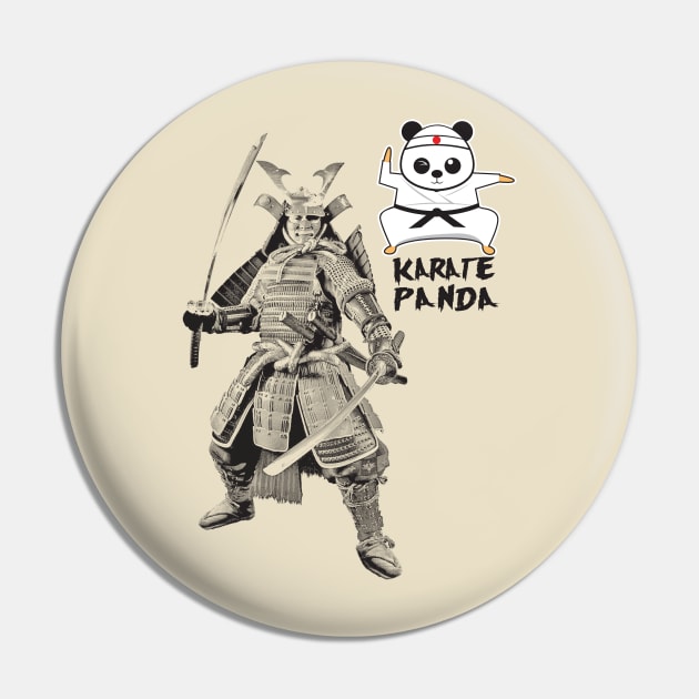 Samurai Warrior Pin by Karate Panda