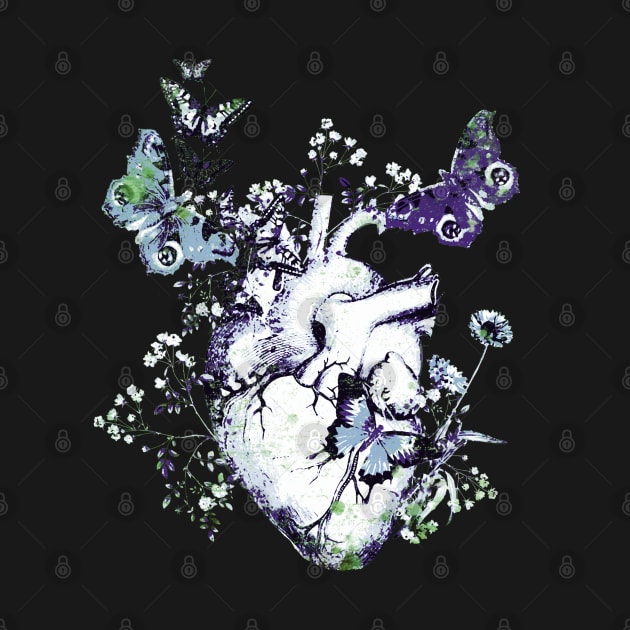 Heart butterflies 2 by Collagedream