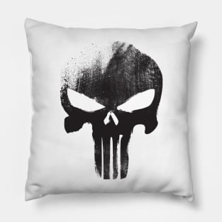 Black Skull Pillow