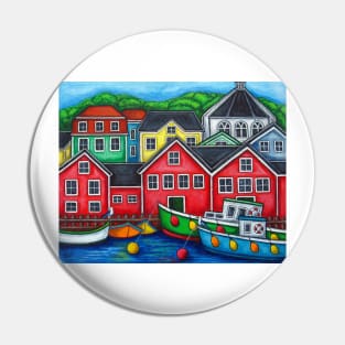 Colours of Lunenburg, Nova Scotia Pin