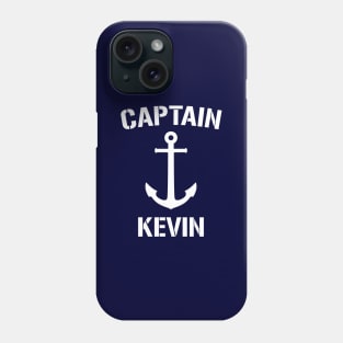 Nautical Captain Kevin Personalized Boat Anchor Phone Case