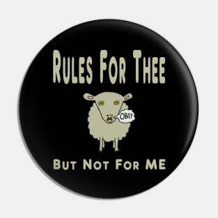 Rules For Thee Pin