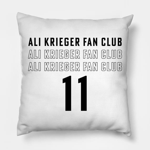 Ali Krieger Fan Club, Ali Krieger 11, Ali Krieger Pillow by Hoahip