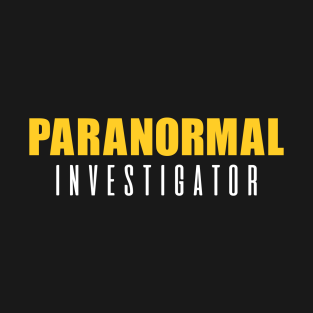 Paranormal Investigator Supernatural Ghost Logo 100% Cotton T-Shirt Paranormal Investigator Supernatural Ghost Logo 100% Cotton T-Shirt