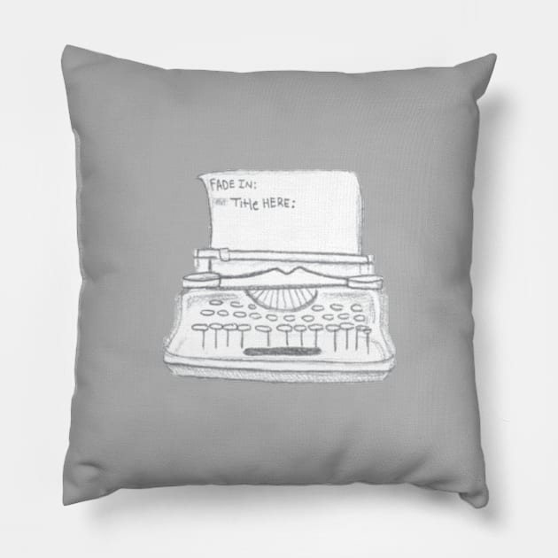 The Typewriter Pillow by HighDive