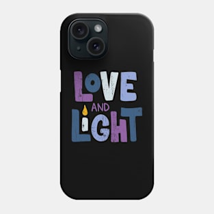 Love And Light  Hanukkah Phone Case