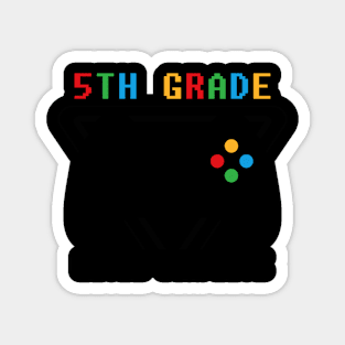 5th Grade Level Complete Gamer Class Of 2024 Graduation Magnet