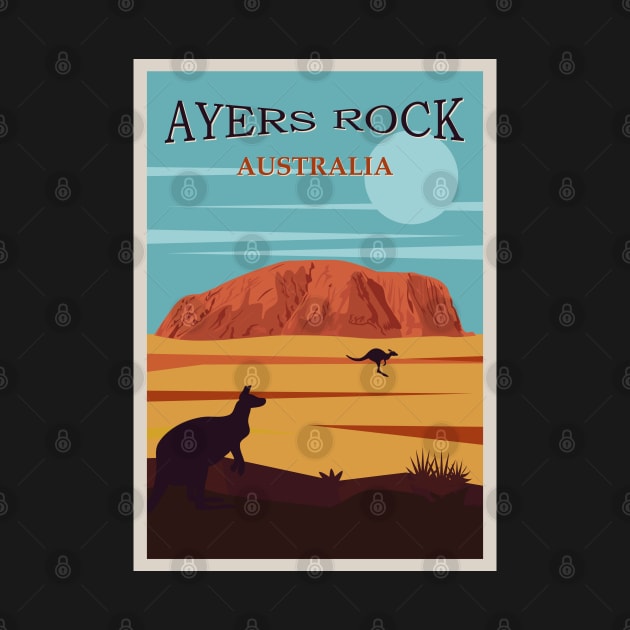 Australia - Ayers Rock by CozyCanvas
