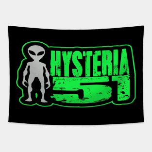 Hysteria 51 Logo Tapestry