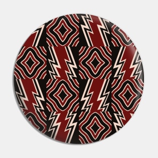 Tribal abstract pattern Rwanda style Pin