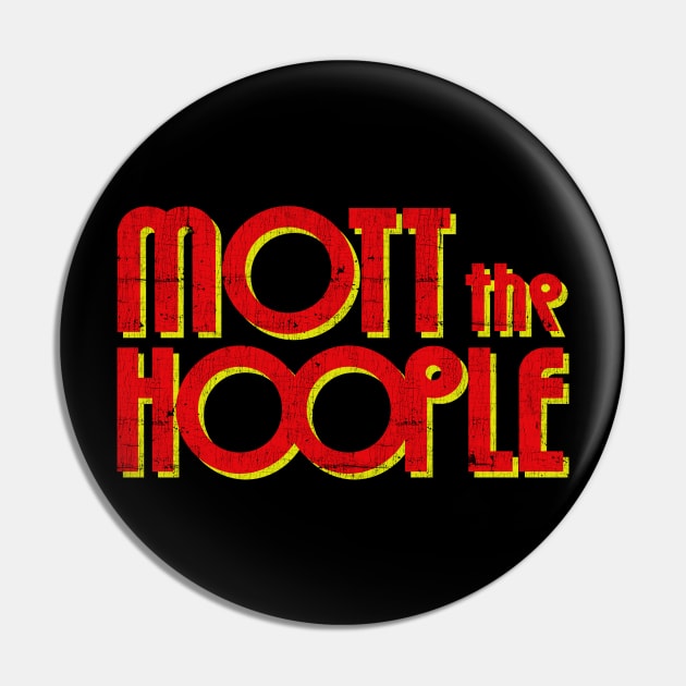 Mott The Hoople \/ Retro Fan Art Design Pin by DankFutura